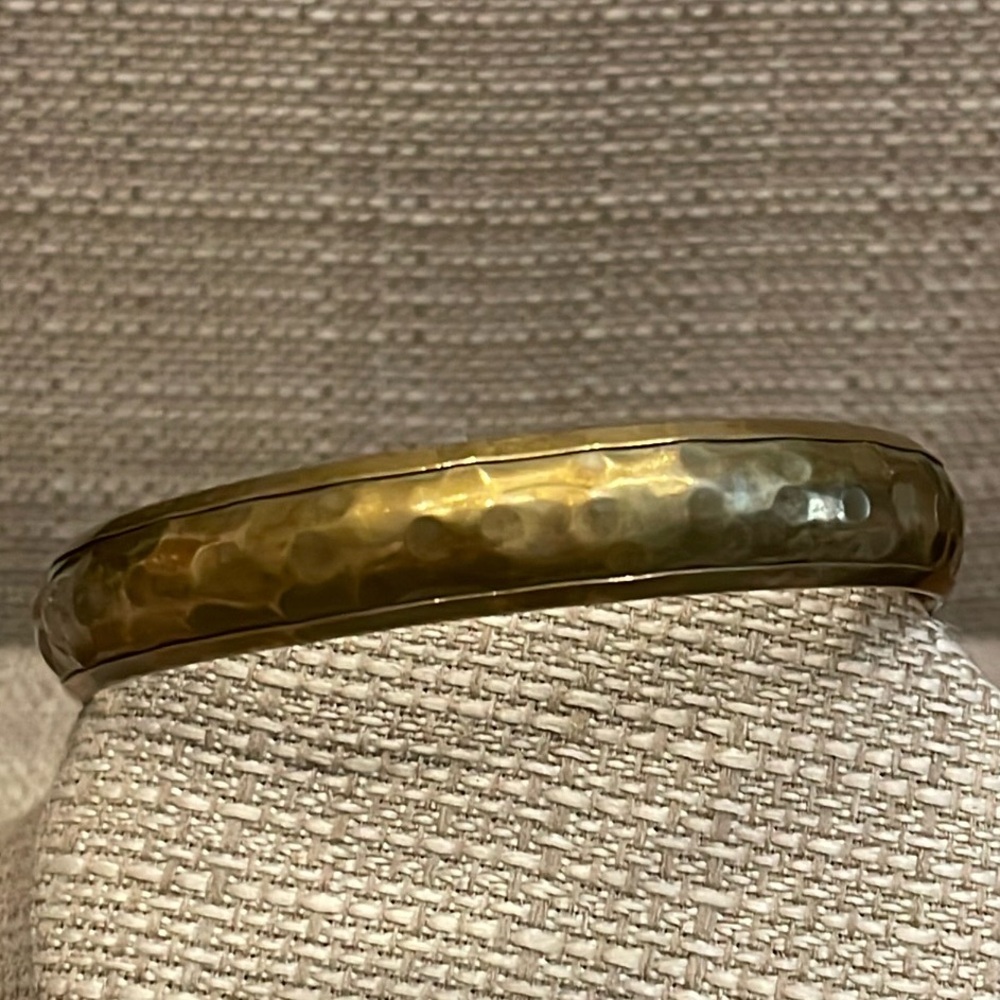 VTG : Copper Bangle Bracelet Patina Finish : Boho : Chic Style  8 inches